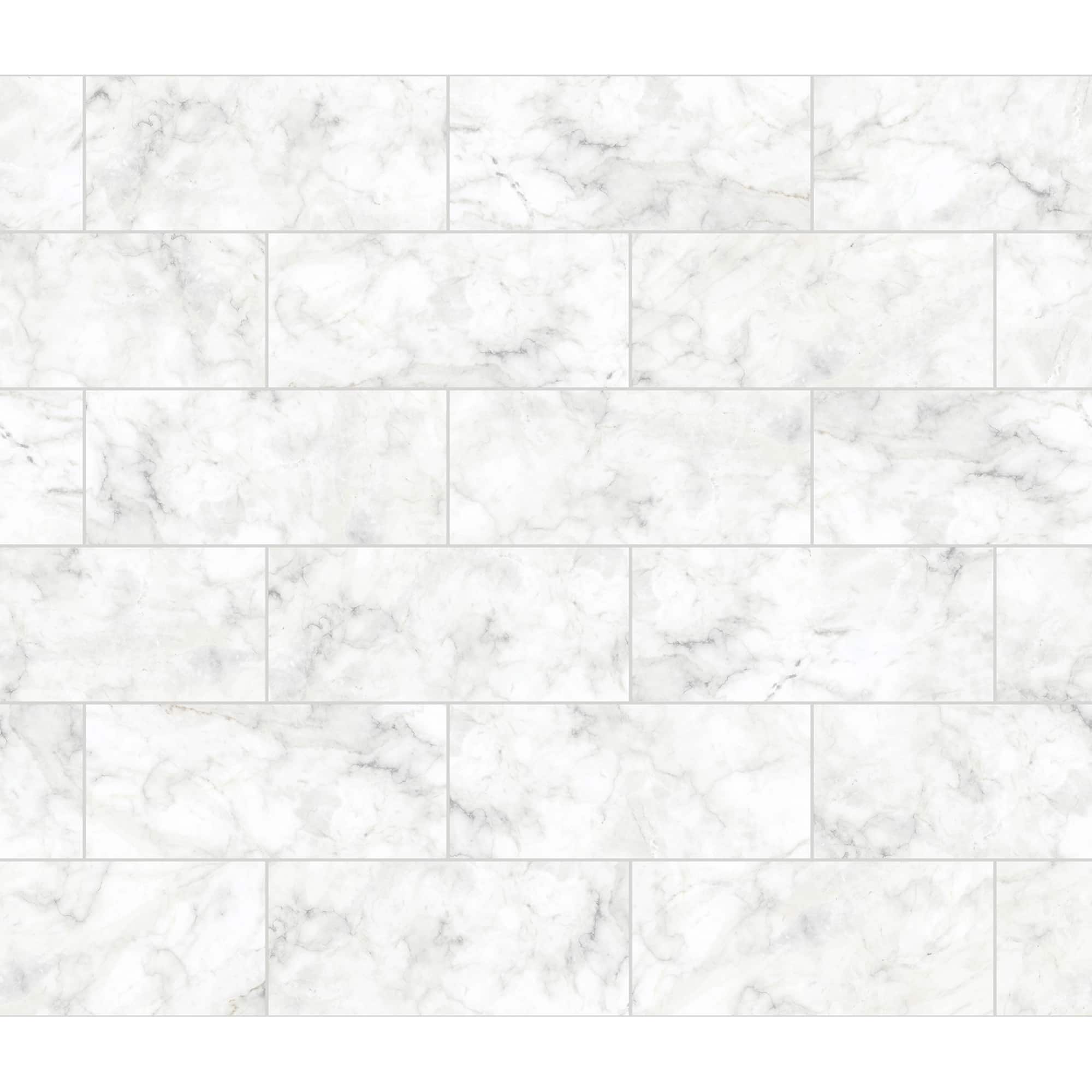 Brewster Marble Tile Peel & Stick Backsplash